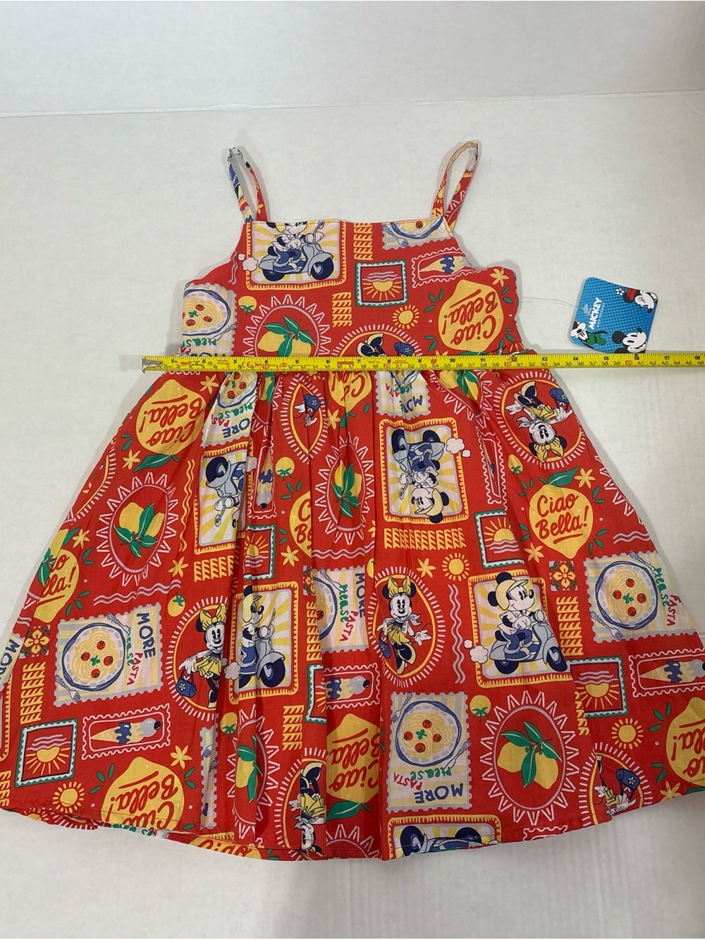 Disney Orange Printed Spaghetti-Strap Dress - Picture 5 of 7